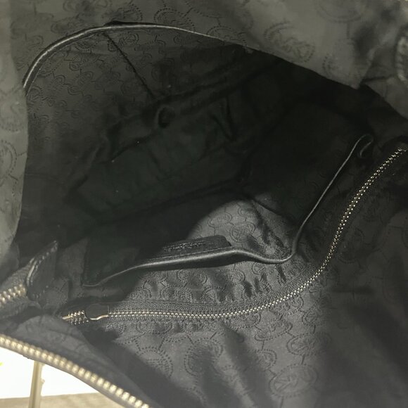 Authentic Michael Kors Black Pebbled Leather Weston Shoulder Bag - Picture 5 of 6